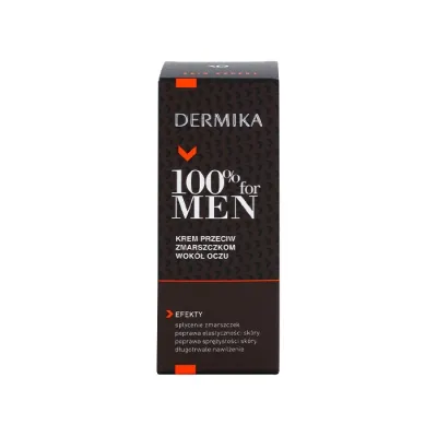 Dermika 100% For Men krem przeciw zmarszczkom wokół oczu 15ml