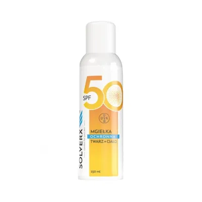 Solverx Sun Skin ochronna mgiełka do ciała i twarzy SPF50 150 ml