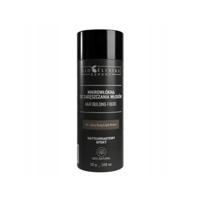 Bioelixire Expert mikrowłókna bawełniane do zagęszczania włosów Jasny Brąz 30 g