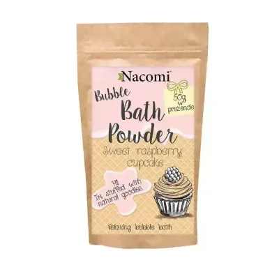 Nacomi Bubble puder do kąpieli Malinowa Babeczka 150 ml