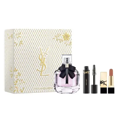 Yves Saint Laurent woda perfumowana Mon Paris 50 ml + tusz do rzęs Lash Clash 2 ml + pomadka do ust Rouge Pur Couture 1,3 g
