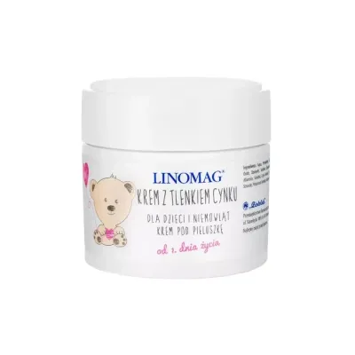 Linomag krem z tlenkiem cynku pod pieluszkę dla dzieci i niemowląt 50 ml