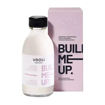 Veoli Botanica Build Me Up nawilżająco-odbudowujący tonik z ceramidami i kwasem hialuronowym 150 ml