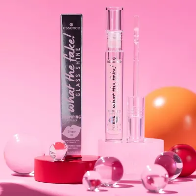 Essence What The Fake! Glass Shine Plumping Lip Filler błyszczyk do ust 01 Oh So Glassy! 4,2ml