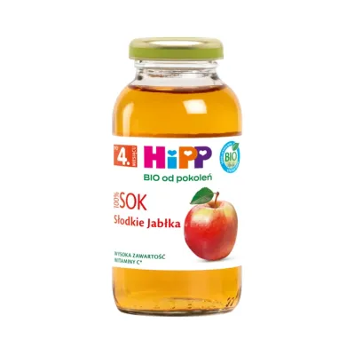 Hipp Bio sok 100% po 4 miesiącu Słodkie Jabłka 200 ml