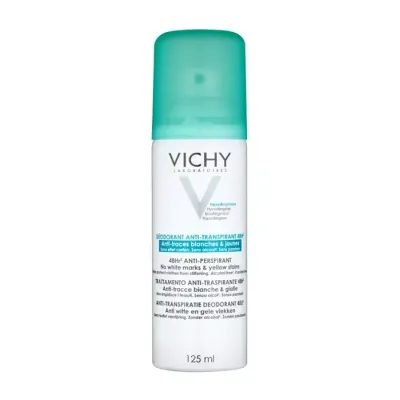 Vichy antyperspirant 48H przeciw białym i żółtym plamom spray 125 ml