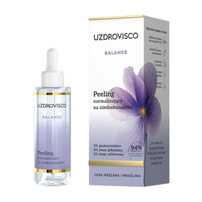 Uzdrovisco Balance peeling normalizujący na niedoskonałości 30ml