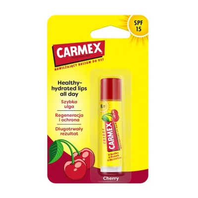 Carmex Moisturising Lip Balm nawilżający balsam do ust w sztyfcie Cherry 4,25g