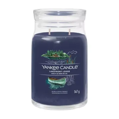 Yankee Candle Signature duża świeca zapachowa Lakefront Lodge 567 g