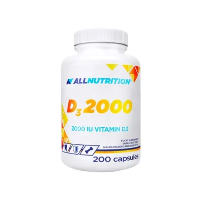 Allnutrition Witamina D3 2000 suplement diety 200 kapsułek
