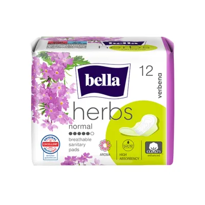 Bella Herbs Werbena podpaski higieniczne ze skrzydełkami 12 sztuk