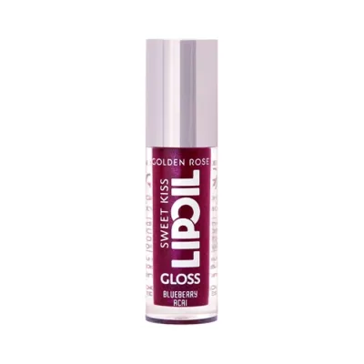 Golden Rose Sweet Kiss Lip Oil Gloss olejek do ust z efektem błyszczyka 07 Blueberry Acai 4,7 ml