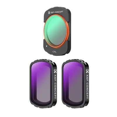 Zestaw 3 filtrów CPL+ND K&F Concept do kamery DJI Osmo Pocket 3