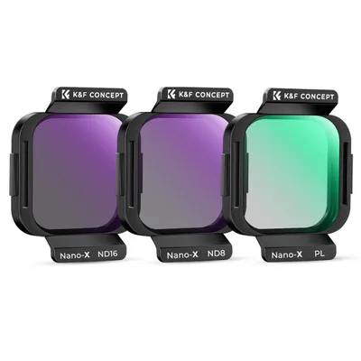 Zestaw 3 filtrów PL+ND K&F Concept do drona DJI Flip