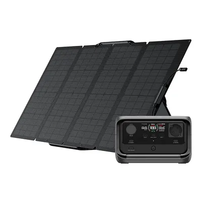 Zestaw: Stacja zasilania EcoFlow River 3 Plus + panel fotowoltaiczny 160W