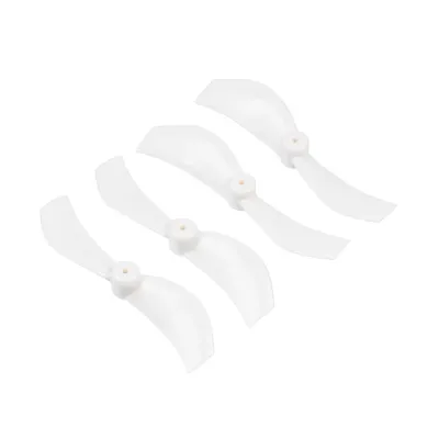 Śmigła Gemfan 40mm 2-łopatkowe (wał 1,0mm 4 sztuki) - białe