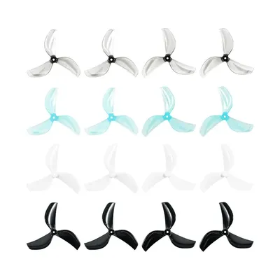 Śmigła Gemfan 45 mm 3-łopatkowe (wał 1,5 mm, 4 szt.) 16szt (różne kolory)
