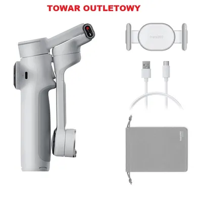 Stabilizator Insta360 Flow 2 Pro AI Tracker Bundle (szary) - OUTLET