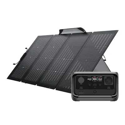 Zestaw: Stacja zasilania EcoFlow River 3 Plus + panel fotowoltaiczny 220W
