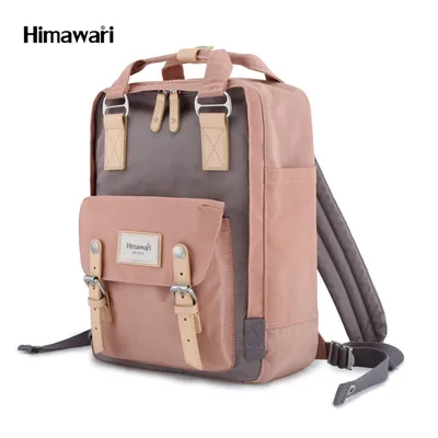 Plecak wodoodporny Himawari 188L różowo-brązowy