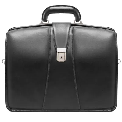 Teczka Skórzana Męska Mcklein Harrison 83385 na laptopa 17" czarna