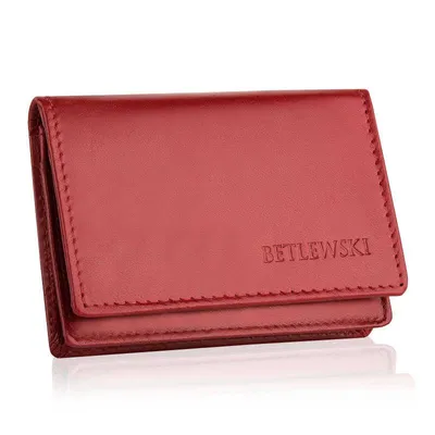 Etui na karty BETLEWSKI BEZ-06 CZERWONY