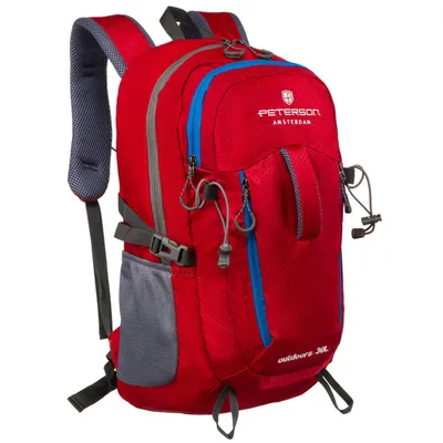 Plecak turystyczny Peterson PTN JPS-02 czerwona