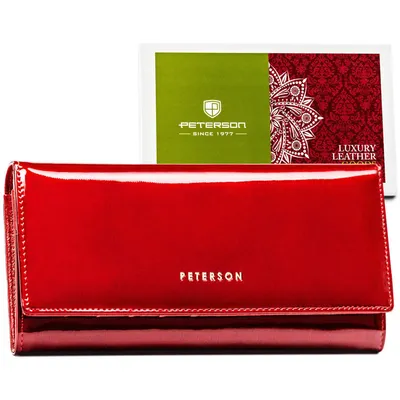 Portfel damski Peterson PTN 72401-SH czerwony