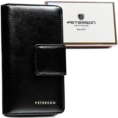 Portfel damski Peterson PTN 008-HF czarny