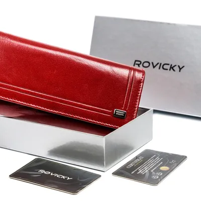 Portfel damski Rovicky [DH] CPR-8787-BAR czerwony