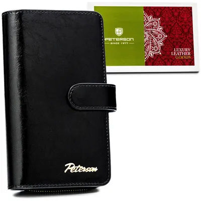 Portfel damski Peterson PTN PL-603 czarny