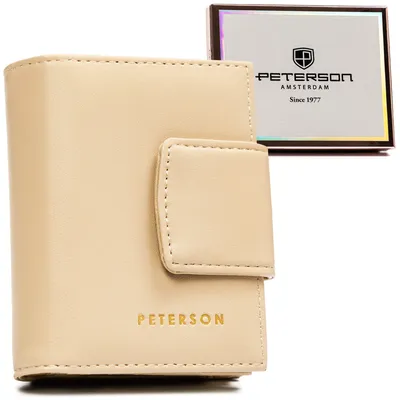 Portfel damski Peterson PTN 42329-F8 beżowy
