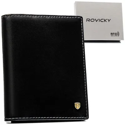 Portfel męski Rovicky N03-RVT czarny
