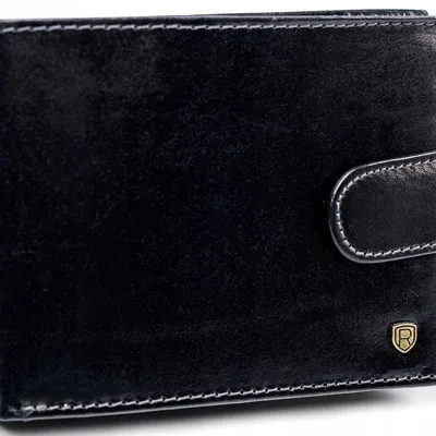 Portfel męski skórzany N992L-RVT BLACK