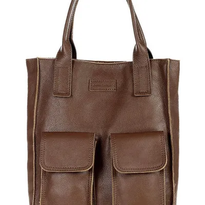 Shopper bag MARCO MAZZINI czekoladowy brąz s131v
