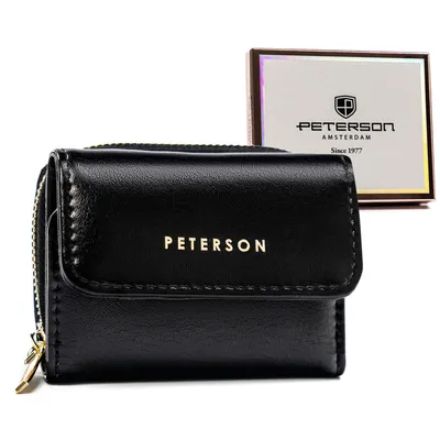 Portfel damski Peterson PTN 011-F czarny