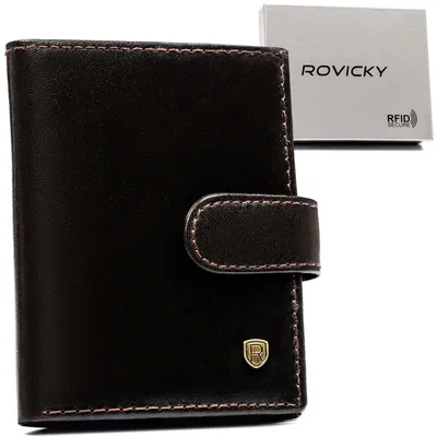 Etui na dokumenty Rovicky TW-04-RVT c. brązowe