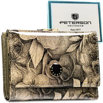 Portfel damski Peterson PTN PS15-09-FDS złoty