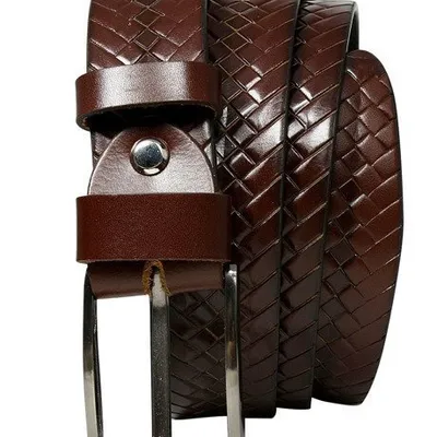 Pasek męski Rovicky [D] PRS-02-BGE brązowy