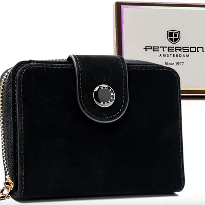 Portfel damski Peterson PTN 014-WEI czarny