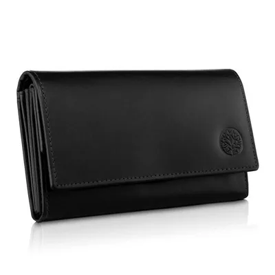 Portfel skórzany BETLEWSKI czarny BPD-NVTC-10 BLACK