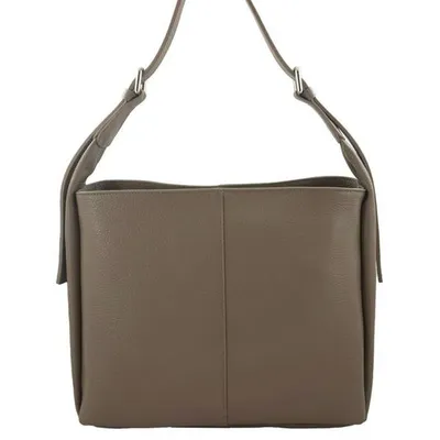 Shopper bag skórzany BARBERINI'S c. beżowy 915-9