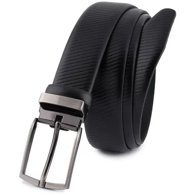 Pasek męski BELTIMORE r.90-105 cm E42 czarny