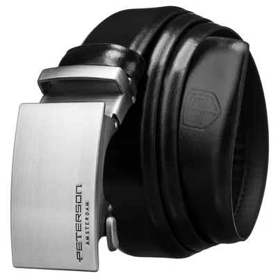 Pasek męski Peterson PTN A005 BLACK czarny