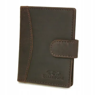 Portfel męski etui slim Beltimore G78 c. brązowy