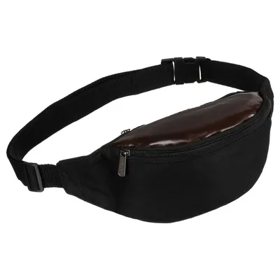 Saszetka nerka Loren WB05A czarna