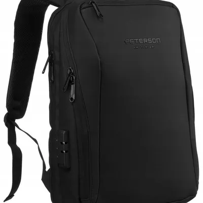 Plecak męski Peterson PTN 2304 czarny