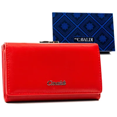 Portfel damski 4U Cavaldi GD23-DNM czerwony