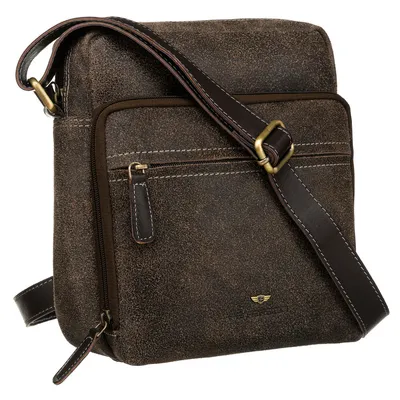 Torba męska Peterson PTN 8021-SCC brązowa