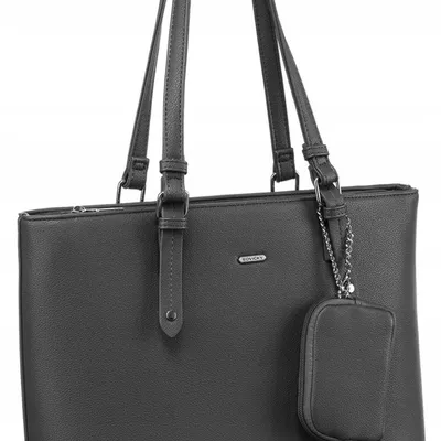 Shopperka damska Rovicky R-072-01 szara